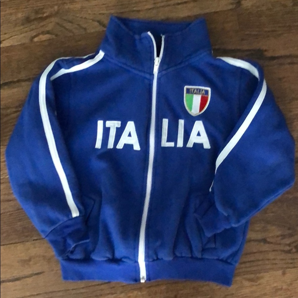 Kids Italia track jacket sweatshirt small or xs